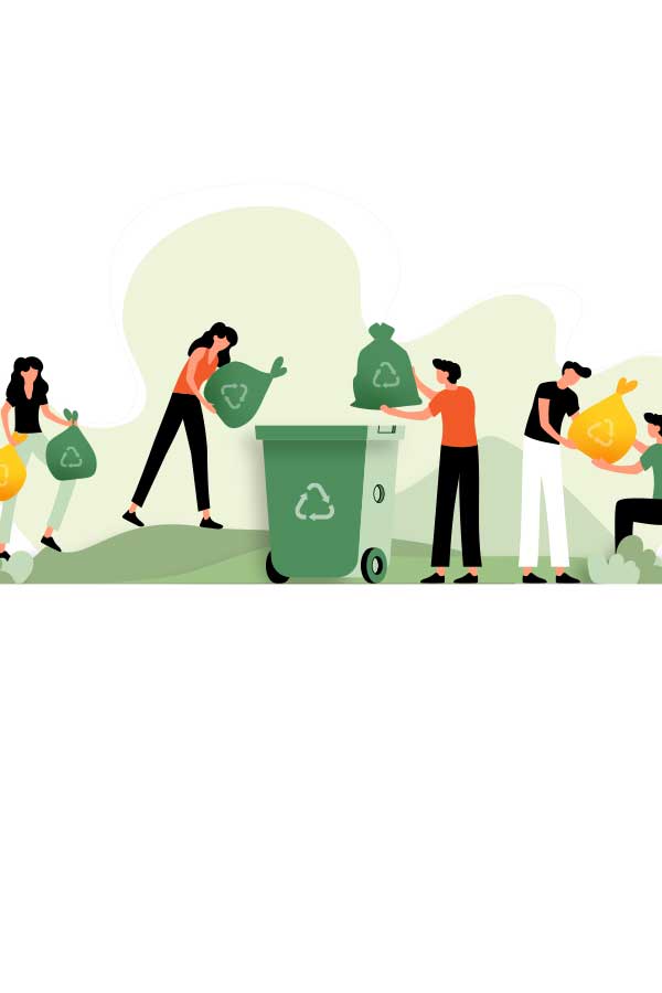 Sorting waste