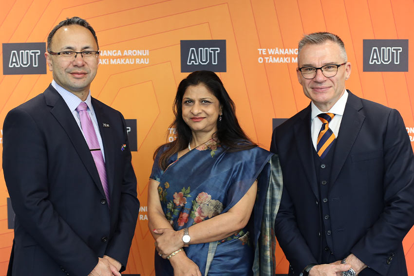 AUT hosts High Commissioner of India