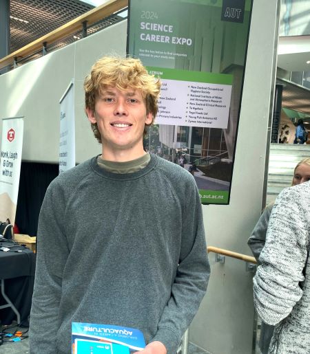 AUT Science Expo Student Jack Lithgow