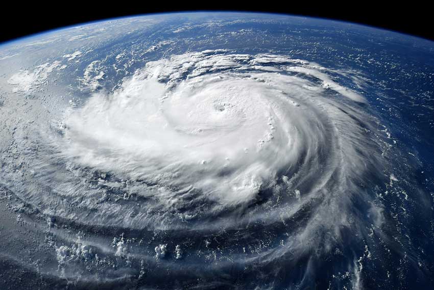 Super Typhoon, tropical storm, cyclone, hurricane, tornado, over ocean.