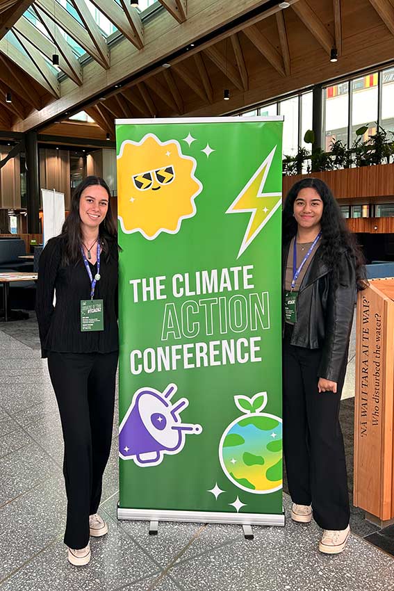 lauryn with climate banner