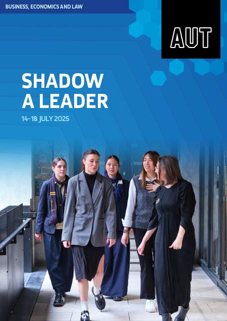 Shadow a leader brochure cover