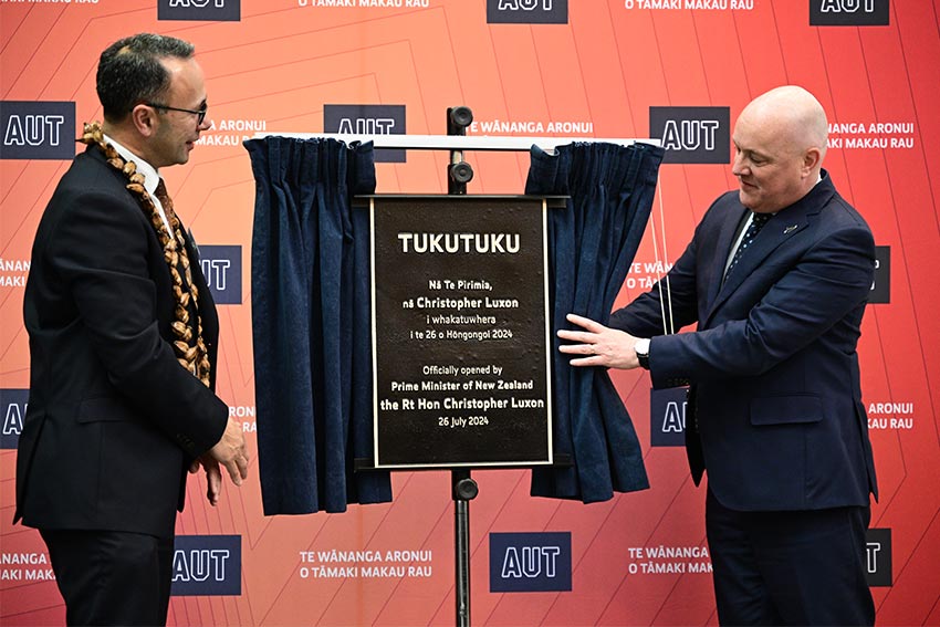 PM opens AUT’s newest building