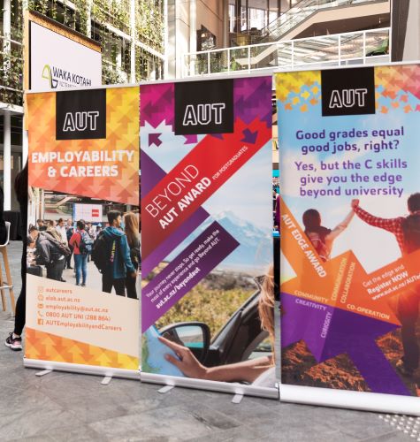 AUT Employability and Career banners