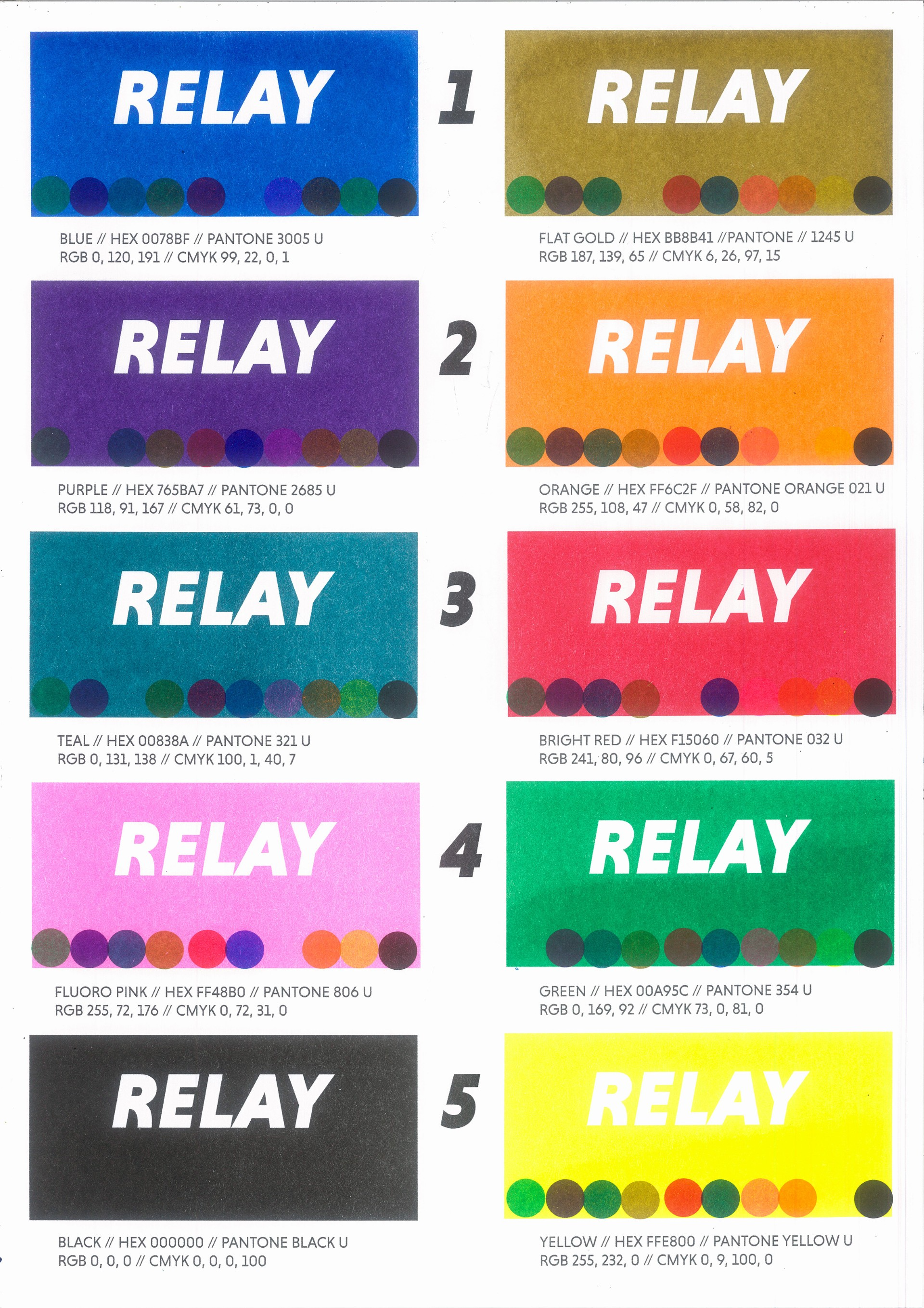 Relay Exhibition Poster