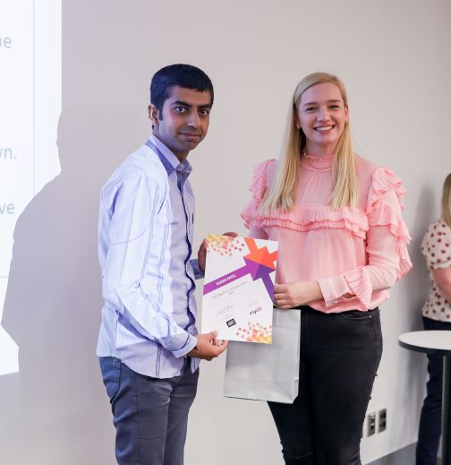 AUT Edge Award winner of Personal Growth Prize Karan Patel