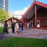 photos from the Eke Tangaroa pōwhiri and celebration